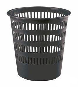PAPELERA PLASTICO REJILLA FAIBO 16 L NEGRA