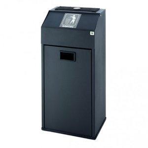 PAPELERA CENICERO CILINDRO B-63 METALICA