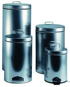 PAPELERA BRABANTIA ACERO INOXIDABLE TAPA PEDAL 12 LITROS