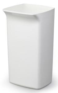 CUBO BASURA DURABLE QUARE 40 L S/TAPA BLANCO /1800798010