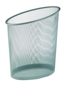 PAPELERA METALICA REJILLA ALBA 18 L MESH GRIS /ALMESHCORB GS