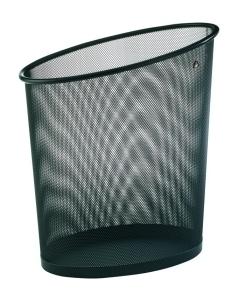 PAPELERA METALICA REJILLA ALBA 18 L MESH NEGRO /ALMESHCORB NE