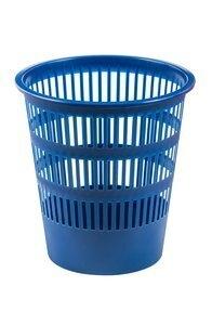 PAPELERA PLASTICO REJILLA FAIBO 12 L AZUL