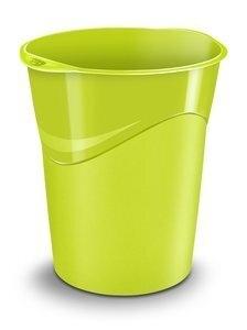 PAPELERA PLASTICO CERRADA CEP GLOSS 280G 14 LITROS ANIS