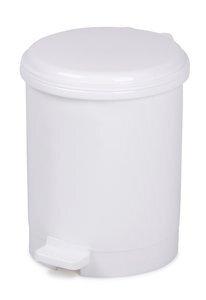 PAPELERA PLASTICO CON TAPA PEDAL CEP 91978 20 LITROS BLANCA