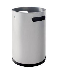 PAPELERA METALICA CILINDRO P-10 (21.5   x 32cm) 11 LITROS RAL 9006