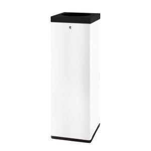 PAPELERA CILINDRO METALICA P-71 COMUN BL/NEGRO