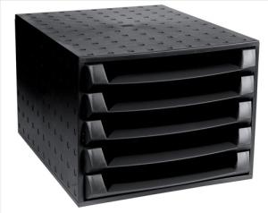 MODULO EXACOMPTA THE BOX ECOBLACK 5 BANDEJAS /221014D