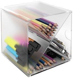 BANDEJA ORGANIZADOR ARCHICUBO 6703 (cubo aspa) CRISTAL