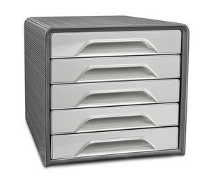 MODULO CEP 7-111 ESTANDAR 5 CAJONES COLOR GRIS OSCURO