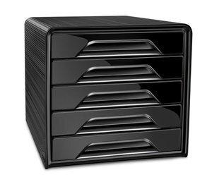 MODULO CEP 7-111 ESTANDAR 5 CAJONES COLOR NEGRO
