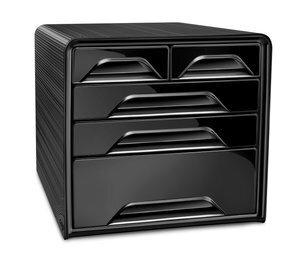MODULO CEP 7-213 ESTANDAR 5 CAJONES MIXTOS COLOR NEGRO