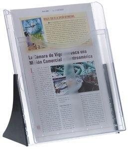 SOPORTE VERTICAL 1 BANDEJA A4 ARCHIPLAY CRISTAL TRANSPARENTE