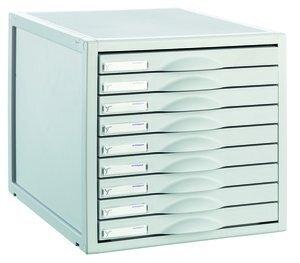 MODULO ARCHISYSTEM 9 CAJONES GRIS