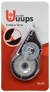 CORRECTOR CINTA OLEF UUUPS 5 mm x 12 m ERGONOMICO BLISTER de 1