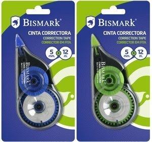 CORRECTOR CINTA BISMARK 5 mm x 12 m BLISTER de 1