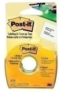 CINTA CORRECTORA POST-IT 25 MM X 18 M /658-HD