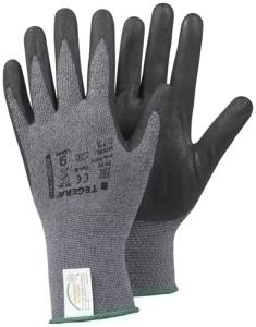 GUANTES NITRILO TEGERA 873 FOAM NYLON NEGRO TALLA 7 /873 T-7