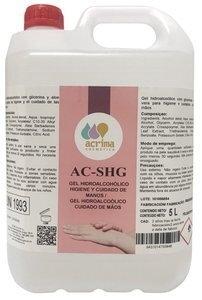 DESINFECTANTE DE MANOS GEL HIDROALCOHOLICO ACRIMA 5 LITROS