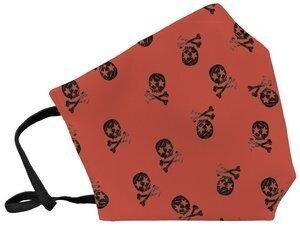 MASCARILLA DE PROTECCION REUTILIZABLE FULI GRANDE TALLA L SKULL ROJO