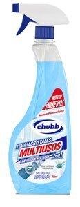 LIMPIADOR CHUBB CRISTALES MULTIUSOS 2 EN 1 CON PISTOLA SPRAY 750 ML