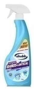 LIMPIADOR CHUBB BAÑOS + ANTICAL CON PISTOLA SPRAY 750 ML /C05066/6305