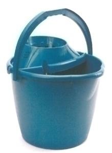 CUBO PLAST. REDONDO CON ESCURRIDOR 13 L /E01007