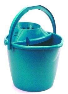 CUBO PLASTICO REDONDO CON ESCURRIDOR 13 LITROS