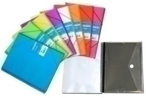 CARPETA FUNDAS (TARIFARIO) GRAFOPLAS ESPIRAL PP RIGIDO MAXIPLAS A4 50 F. TRANSLUCIDO FUCSIA