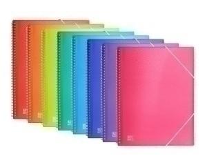 CARPETA FUNDAS (TARIFARIO) OXFORD/ELBA URBAN ESPIRAL PP TRANSLUCIDO A4+ 40 F. SURTIDO (8 colores)
