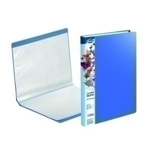 CARPETA FUNDAS FOROFIS PVC A4 30 FUND. AZUL /91206