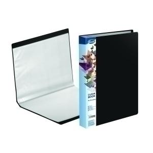 CARPETA FUNDAS FOROFIS PVC A4 80 FUND. NEGRO /91214