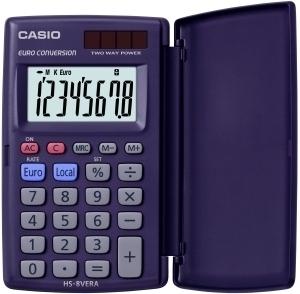 CALCULADORA BOLSILLO CASIO 8 DIG. HS-8 VERA CON TAPA /HS-8VERA