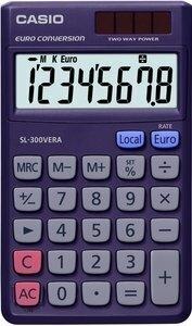 CALCULADORA de BOLSILLO CASIO  8 DIGITOS SL-300 VERA