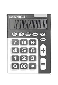 CALCULADORA SOBREMESA MILAN 12 DIGITOS (teclas grandes goma)