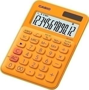 CALCULADORA SOBREMESA CASIO 12 DIG. MS-20UC NARANJA /MS-20UC-RG