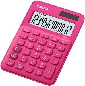 CALCULADORA SOBREMESA CASIO 12 DIGITOS MS-20UC ROJO
