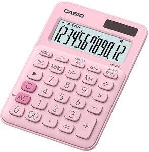 CALCULADORA SOBREMESA CASIO 12 DIGITOS MS-20UC ROSA