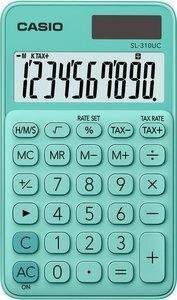 CALCULADORA de BOLSILLO CASIO 10 DIGITOS SL-310 UC VERDE