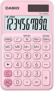 CALCULADORA de BOLSILLO CASIO 10 DIGITOS SL-310 UC ROSA