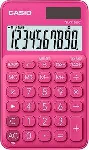 CALCULADORA de BOLSILLO CASIO 10 DIGITOS SL-310 UC ROJO