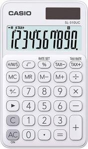 CALCULADORA de BOLSILLO CASIO 10 DIGITOS SL-310 UC BLANCO