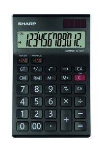 CALCULADORA SOBREMESA SHARP 12 DIGITOS EL-125T