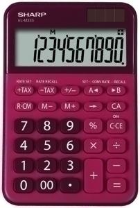 CALCULADORA SOBREMESA SHARP 10 DIG. EL-M335BRD VIOLETA /SH-ELM335 BRD