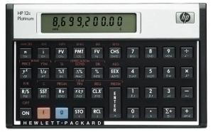 CALCULADORA FINANCIERA HP 10 DIG. 12C /F2231AA HP-12C PLAT