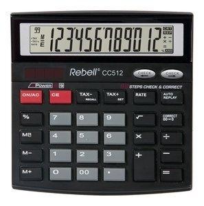 CALCULADORA SOBREMESA REBELL 12 DIGITOS CC512 BX