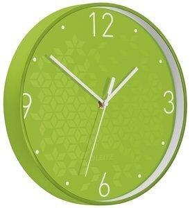 RELOJ PARED LEITZ WOW ANALOGICO 29 CM   VERDE