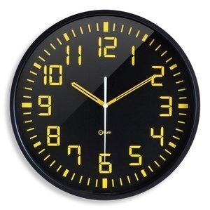 RELOJ DE PARED ORIUM BY CEP ANALOGICO 11023 FACIL LECTURA 30 CM   NEGRO