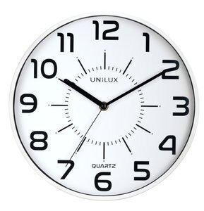 RELOJ PARED UNILUX POP BLANCO ANALOGICO 28 cm   (Pila incluida)