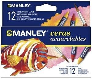 CERAS MANLEY ACUARELABLES ESTUCHE DE 12